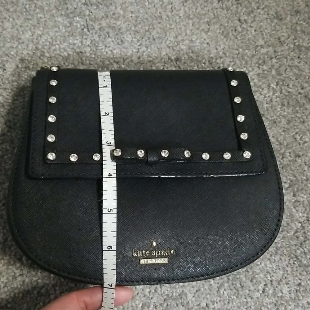 Kate Spade Cameron Street Jeweled Small Byrdie in Black - Picture 10 of 16